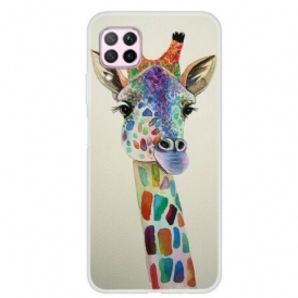 Cover Huawei P40 Lite Giraffa Colorata