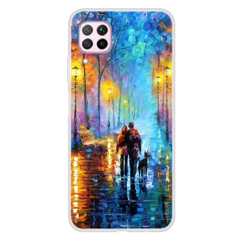 Cover Huawei P40 Lite Passeggiata In Famiglia