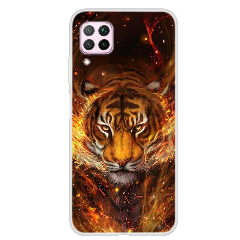 Cover Huawei P40 Lite Tigre Di Fuoco