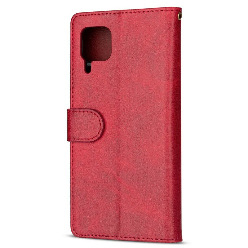 Custodia in pelle Huawei P40 Lite Borsa Con Cordino