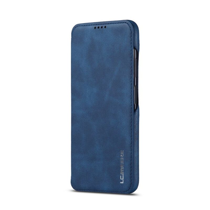 Folio Cover Huawei P40 Lite Custodia in pelle Lc.imeeke Effetto Pelle