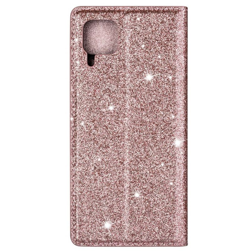 Folio Cover Huawei P40 Lite Custodia in pelle Stile Paillettes