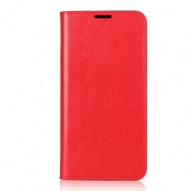 Folio Cover Huawei P40 Lite Custodia in pelle Pelle Vera