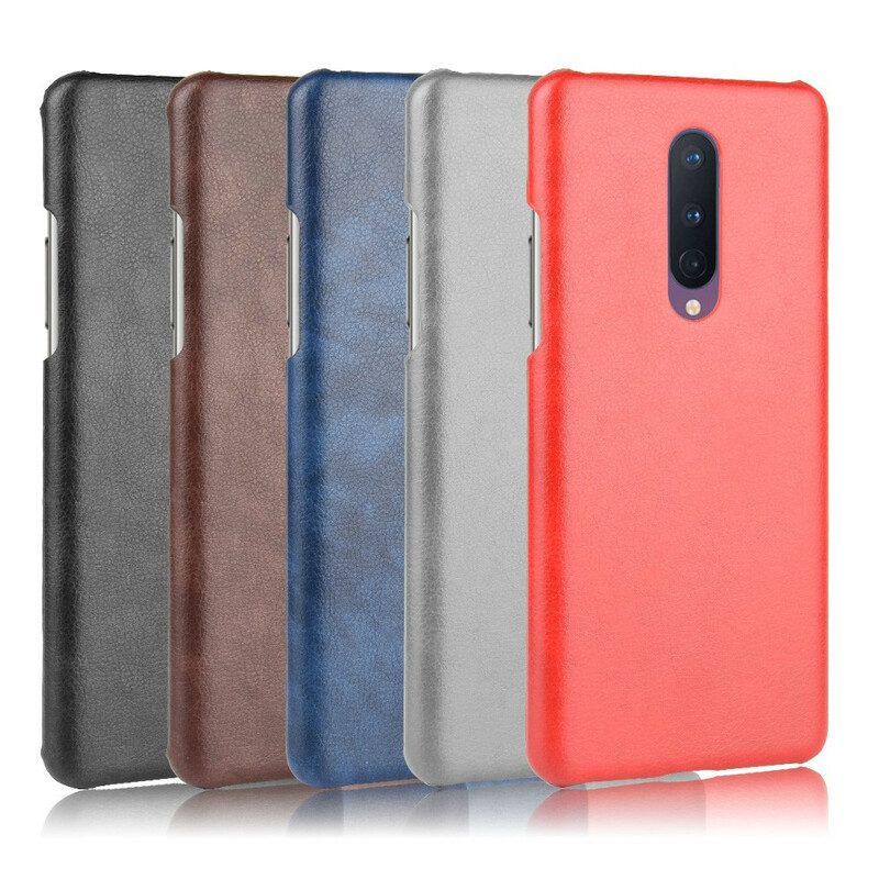 Cover OnePlus 8 Litchi Performance Effetto Pelle