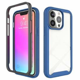 Cover iPhone 13 Pro Bordi In Silicone Dal Design Ibrido