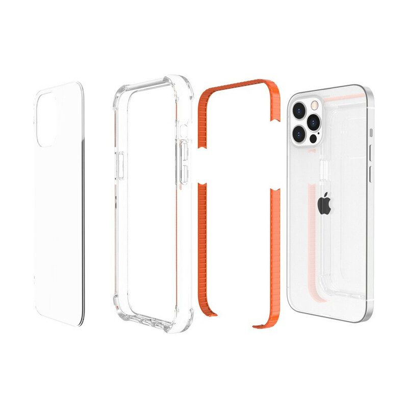 Cover iPhone 13 Pro Bordi In Silicone Trasparente