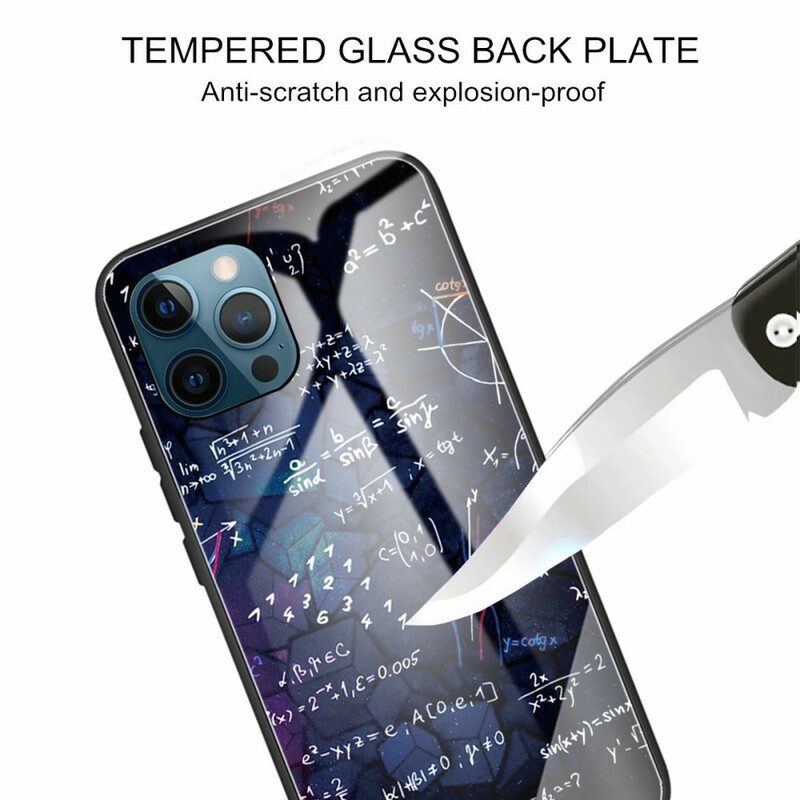 Cover iPhone 13 Pro Calcoli Matematici In Vetro Temperato