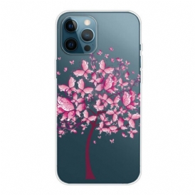 Cover iPhone 13 Pro Cima Dell'albero Rosa