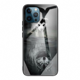 Cover iPhone 13 Pro Cucciolo Di Sogno In Vetro Temperato