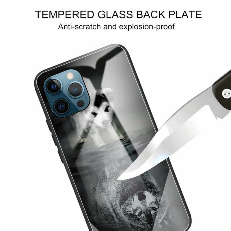 Cover iPhone 13 Pro Cucciolo Di Sogno In Vetro Temperato