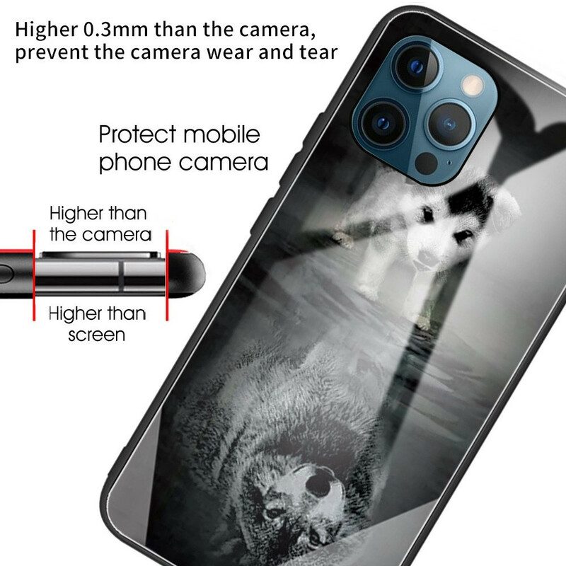 Cover iPhone 13 Pro Cucciolo Di Sogno In Vetro Temperato