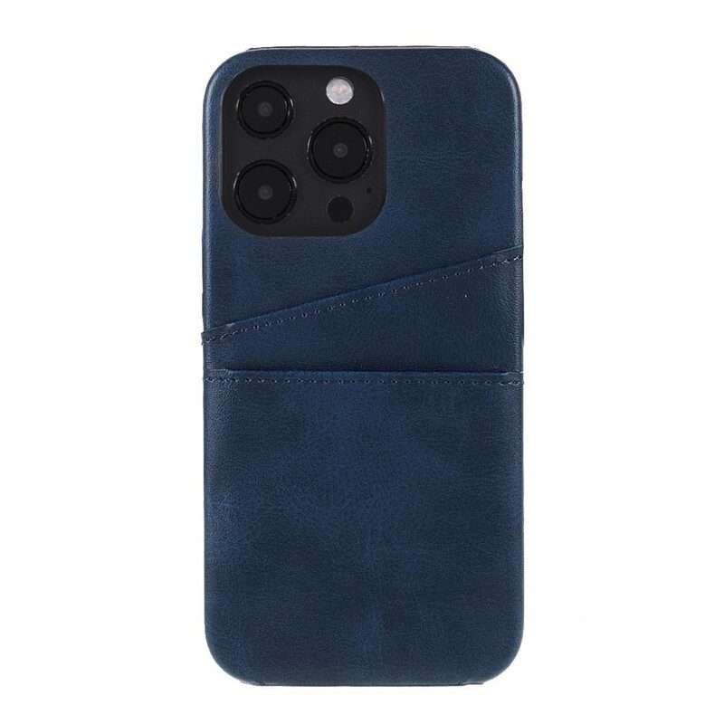 Cover iPhone 13 Pro Doppio Titolare Della Carta