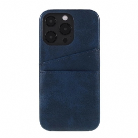 Cover iPhone 13 Pro Doppio Titolare Della Carta