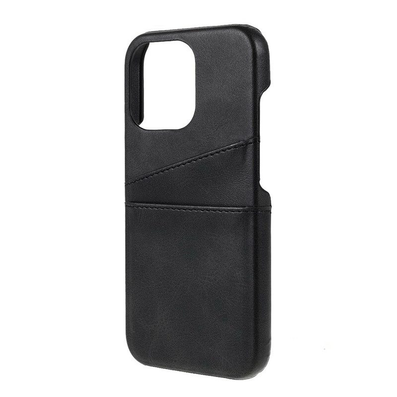 Cover iPhone 13 Pro Doppio Titolare Della Carta