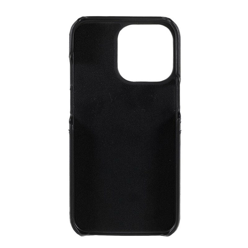 Cover iPhone 13 Pro Doppio Titolare Della Carta