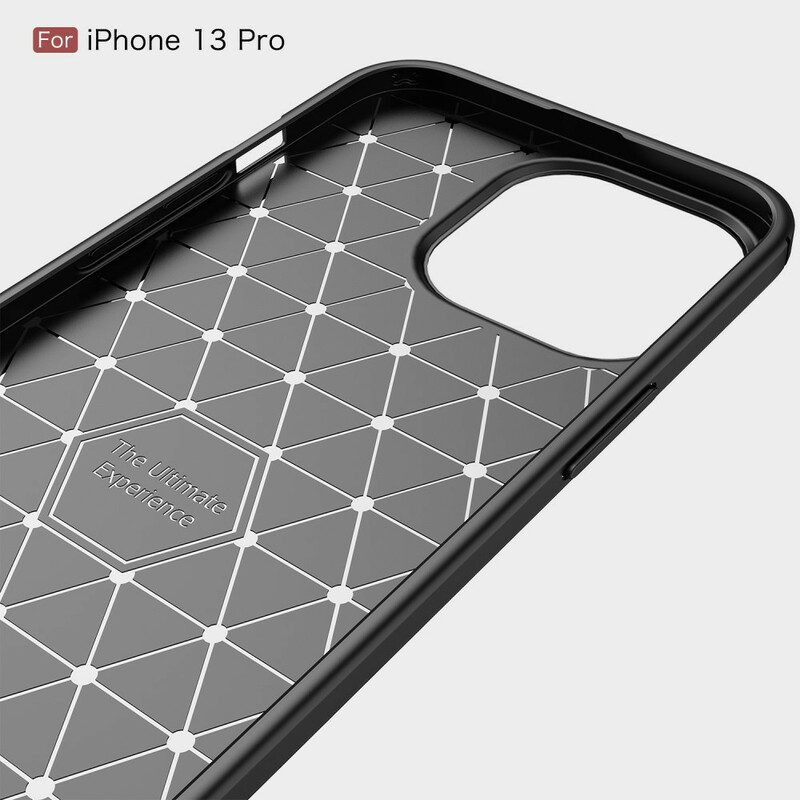 Cover iPhone 13 Pro Fibra Di Carbonio Spazzolata