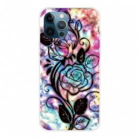 Cover iPhone 13 Pro Fiore Grafico