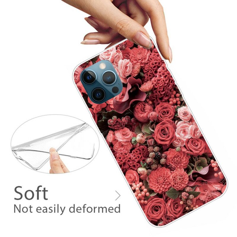 Cover iPhone 13 Pro Fiori Intensi