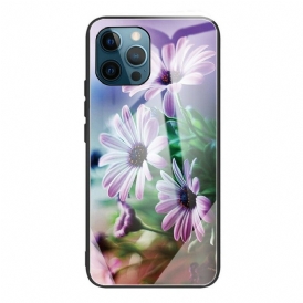 Cover iPhone 13 Pro Fiori Realistici In Vetro Temperato