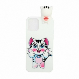 Cover iPhone 13 Pro Gatto Divertimento 3d