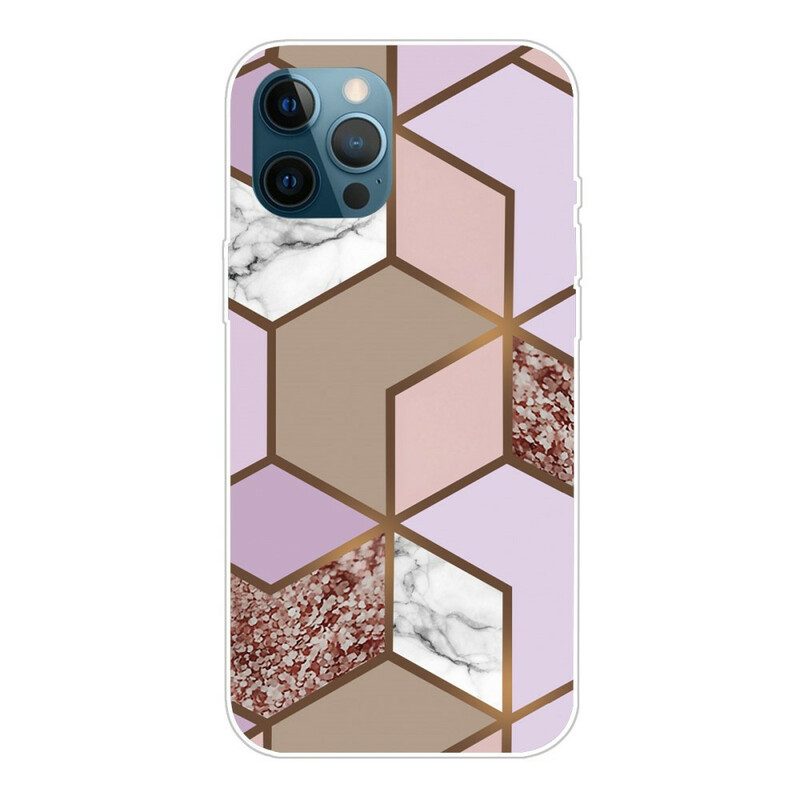 Cover iPhone 13 Pro Geometria Del Marmo