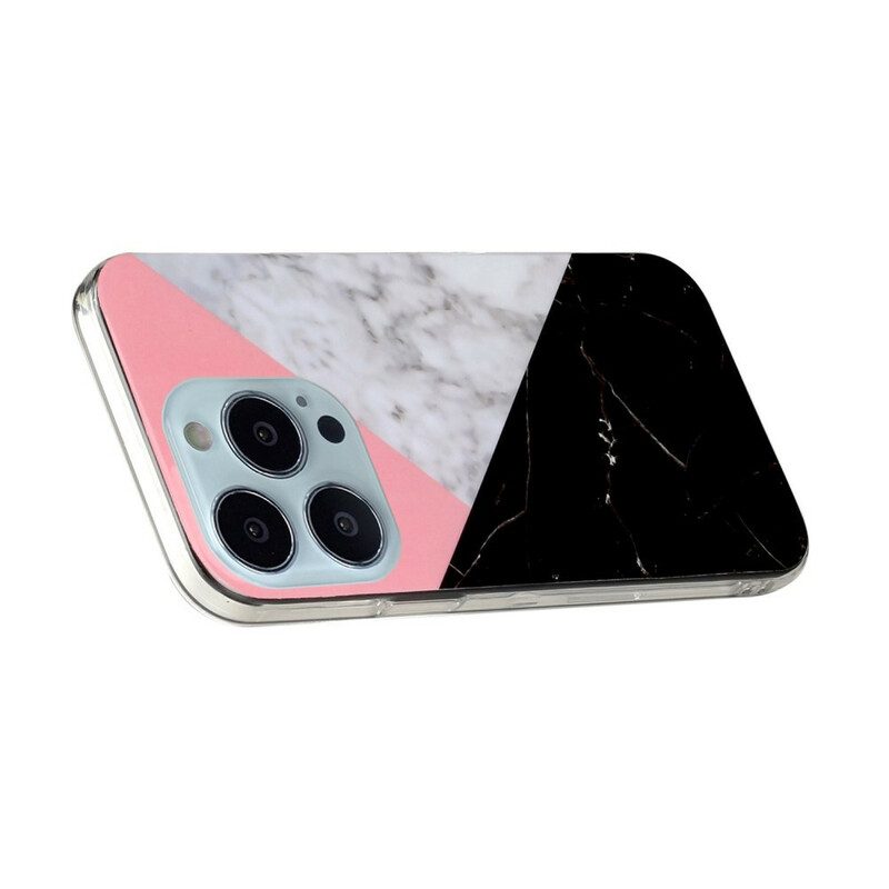 Cover iPhone 13 Pro Geometrie Di Marmo