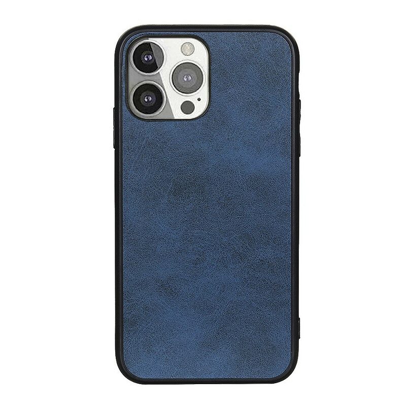 Cover iPhone 13 Pro Look Raffinato Effetto Pelle