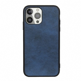 Cover iPhone 13 Pro Look Raffinato Effetto Pelle