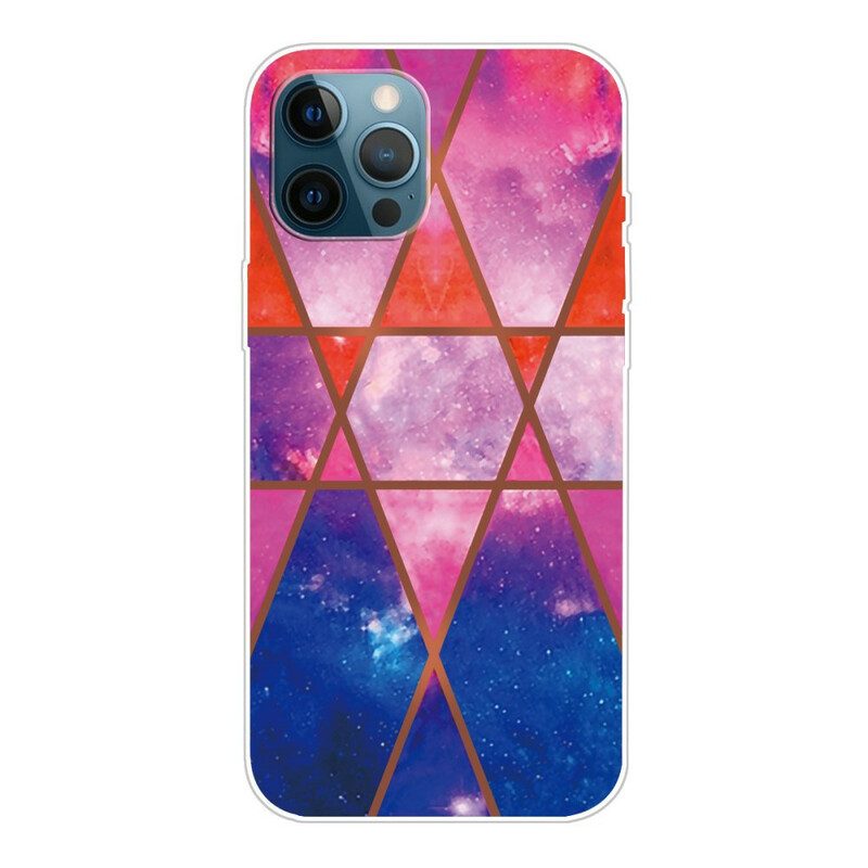 Cover iPhone 13 Pro Marmo Geometrico Variabile