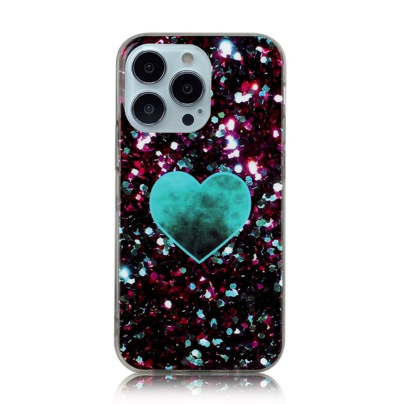 Cover iPhone 13 Pro Marmo Glitterato