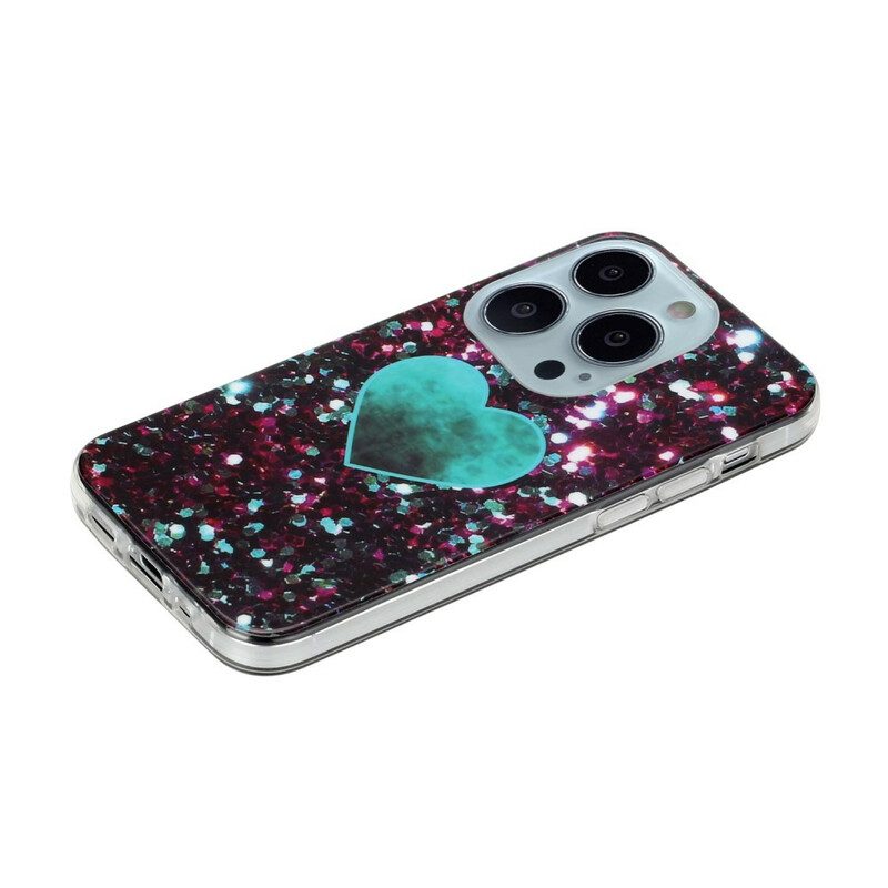 Cover iPhone 13 Pro Marmo Glitterato