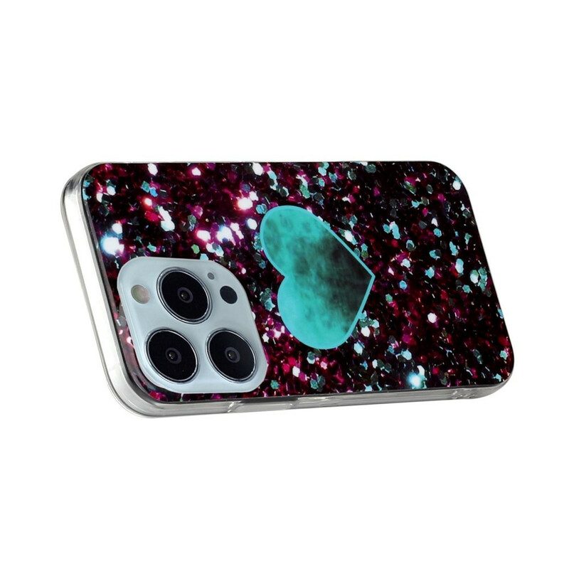 Cover iPhone 13 Pro Marmo Glitterato