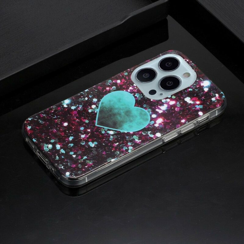 Cover iPhone 13 Pro Marmo Glitterato