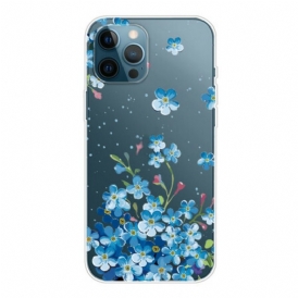 Cover iPhone 13 Pro Mazzo Di Fiori Blu