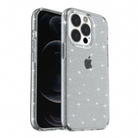 Cover iPhone 13 Pro Paillettes Trasparenti