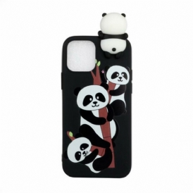 Cover iPhone 13 Pro Panda 3d Su Bambù