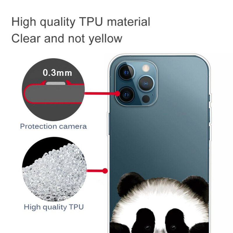 Cover iPhone 13 Pro Panda Senza Soluzione Di Continuità