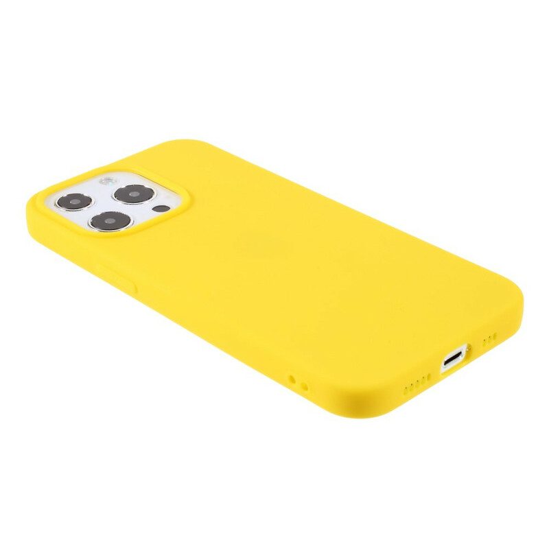 Cover iPhone 13 Pro Silicone Flessibile Opaco