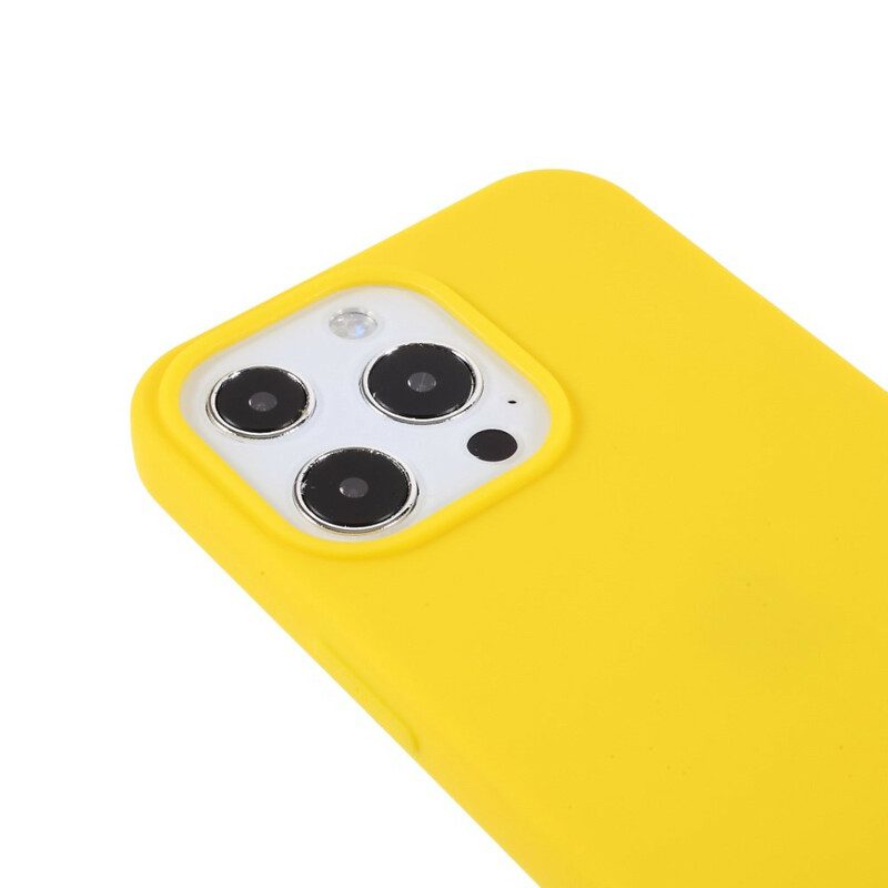 Cover iPhone 13 Pro Silicone Flessibile Opaco