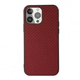 Cover iPhone 13 Pro Texture In Fibra Di Carbonio Effetto Pelle