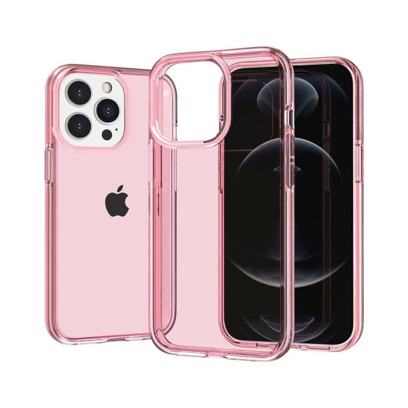 Cover iPhone 13 Pro Trasparente Colorato