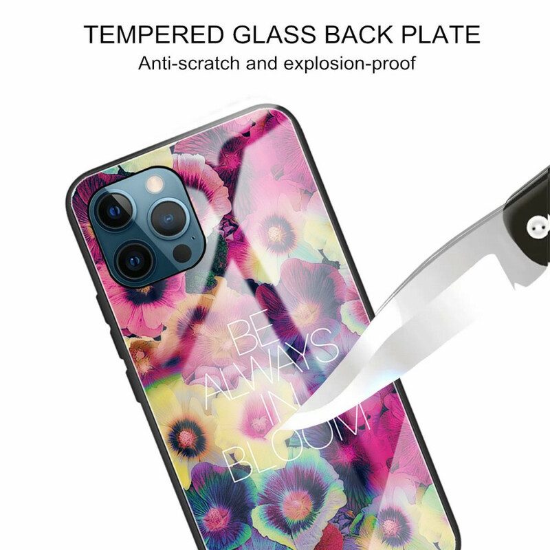 Cover iPhone 13 Pro Vetro Temperato Be Always In Bloom