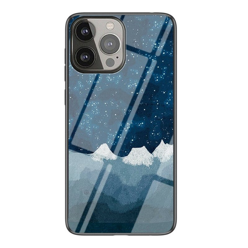 Cover iPhone 13 Pro Vetro Temperato Cielo Stellato