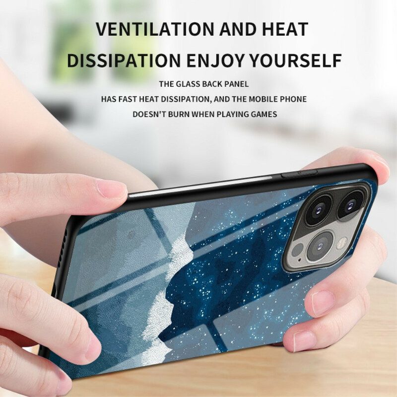 Cover iPhone 13 Pro Vetro Temperato Cielo Stellato