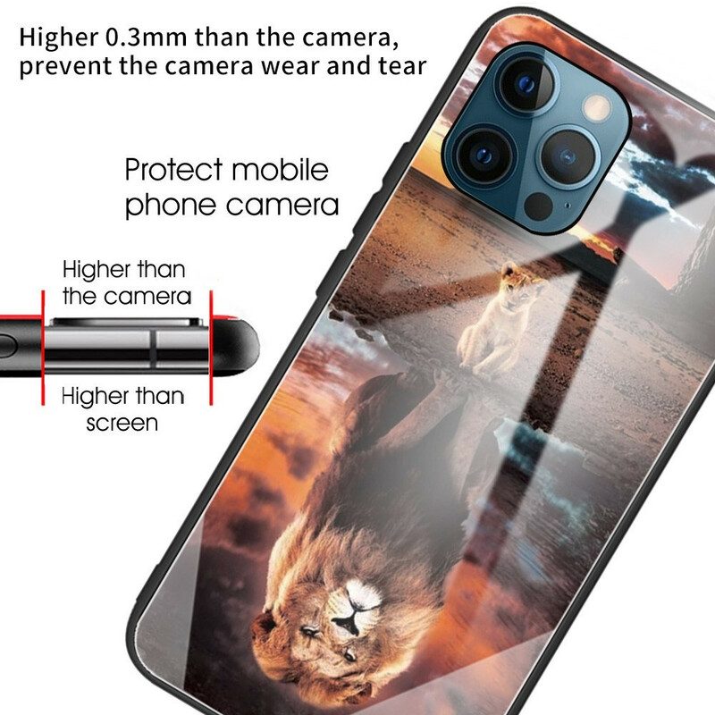 Cover iPhone 13 Pro Vetro Temperato Da Sogno Di Lion Cub