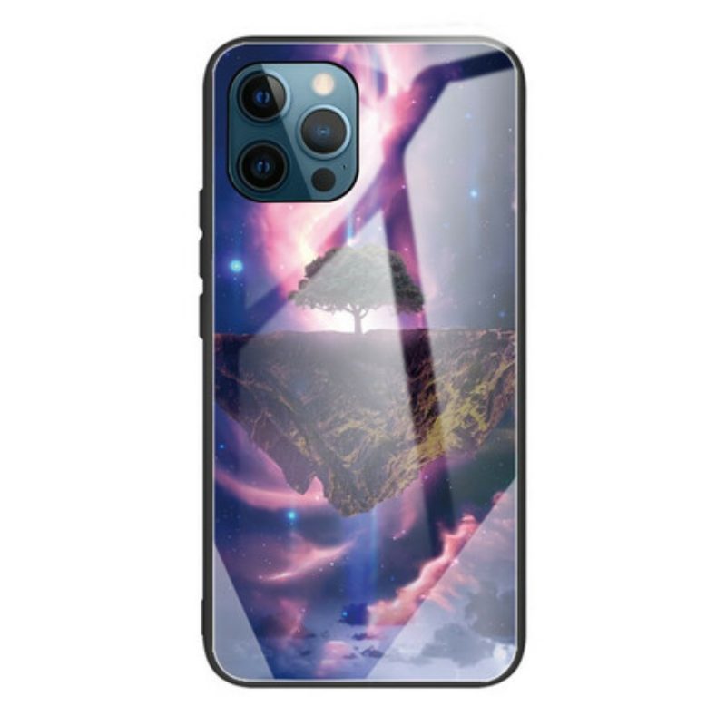 Cover iPhone 13 Pro Vetro Temperato Dell'albero Del Mondo