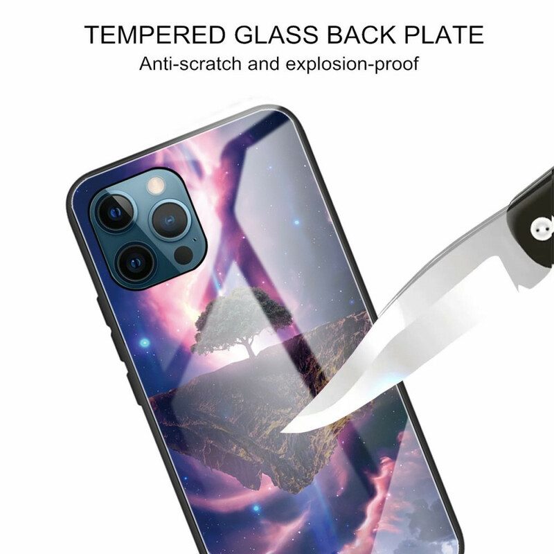 Cover iPhone 13 Pro Vetro Temperato Dell'albero Del Mondo