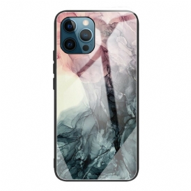 Cover iPhone 13 Pro Vetro Temperato In Marmo