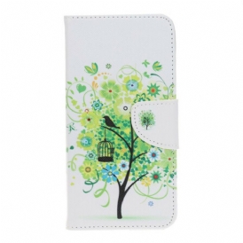 Custodia in pelle iPhone 13 Pro Albero In Fiore