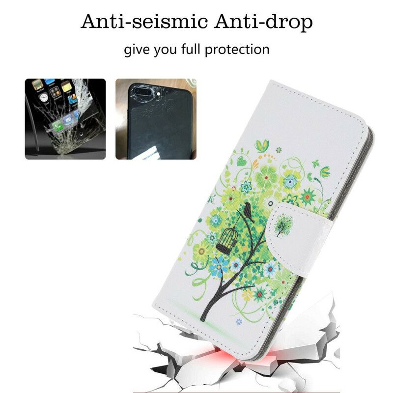 Custodia in pelle iPhone 13 Pro Albero In Fiore